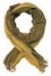 100% Thai raw SILK long handmade fashionable threaded scarf pashmina - Yellow