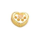 Piearth ピアース ジュエリーボックス クリスタル 宝石箱 ハート NO3 イエロー 3-1 YL