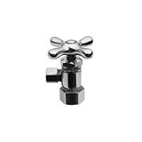 1/2 Comp X 3/8 Comp Angle Valve Satin