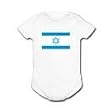 ISRAELI FLAG - Flag Series - White, Blue or Pink Onesie / Baby T-shirt