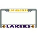 Los Angeles Lakers Chrome License Plate Frame