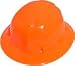 Omega II Mega Ratchet Full Brim Safety Hats- Hi-Viz Orange Image