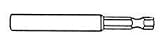 D.O. Smith 22529 Power Bits & Tips 1/4 x 3 Magnetic holder