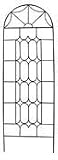 AUSTRAM 72 Leather Black Hampton Cottage Trellis