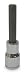 Westward 1EZN7 Hex Bit Socket, 1/2 In Dr, 6mm, 3 1/2 In L