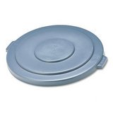 Trash Container Lid, Brute, Round, 55 Gallon, Gray, Fits RUB2655 RUB265400GY by Rubbermaid