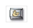 Duck No Color Classic Gold, Italian Charm by Nomination Charms