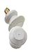 Dollhouse Miniature White Enameled Door Knobs