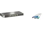 Produkt-Bild: LevelOne 19" KVM Switch PS/2, mit OSD, 4-fach, 1 HE