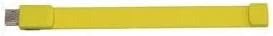 CablesToBuy™ 2G Yellow USB Bracelet / USB Wristbands, New Arrival, Hot Sales. Large Size, 21cm Wrist