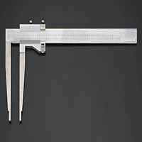 【クリックで詳細表示】500x150mm [微調整付]精密ノギス EA725BE-14