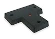 Industrial Grade 2MYR8 Dock Bumper, Rubber, HxDxW 22x3x22In