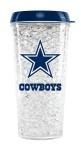 NFL Dallas Duck House Crystal Tumbler with Straw