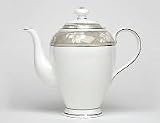Review Noritake Co., Inc.  / Noritake 4821461 Empire White - Rosella Taupe Coffee Server 56-oz.