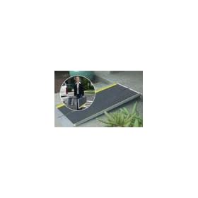 Wheel Chair Ramp 3' - Made in USA - Portable, folding wheelchair & scooter ramp is 3' L x 29" W. It weights only 16 lbs. but supports 800 lbs. This Ramp sets up in seconds and folds in half to be carried by the convenient handle.