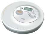 Jwin Jxcd566Wht Portable Audio Cd Player With Anti-Skip Protection (White)