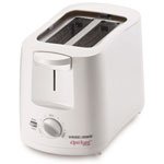 Black & Decker T2100 2 Slice Wide Slot Electric Toaster, White