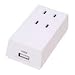 �䥶�� USB�եե���ȥ��åס�2�ĸ���USB 1�ݡ��� �ۥ磻�ȡ� HT300WHUSB