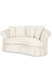 Pied-���-terre Love Seat - White