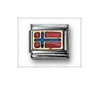 Norway Flag Mix Classic Enamel, Italian Charm by Nomination Charms