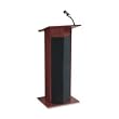 Presentation Lectern, 22"x17"x45", Medium Oak