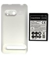 Htc Evo 4G Replacement Lithium-Ion Extended Battery with White Cover (3500m ....