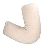 Bosom Baby Ivory Fuzzie Nursing Pillow by Bosom Baby