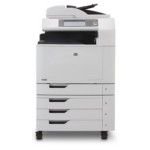 HP Color LaserJet CM6030f MFP - Multifunction ( colour ) - laser - copying (up to): 31 ppm (mono) / 31 ppm (colour) - printing (up to): 40 ppm (mono) / 40 ppm (colour) - 2100 sheets - 33.6 Kbps - 802.11b, 1000 Base-T