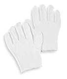 Glove,Inspect,Cotton,Mens,White,Pr,Pk12,CONDOR,4JC99