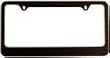 Blank Black Metal License Plate Frame