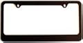 Blank Black Metal License Plate Frame