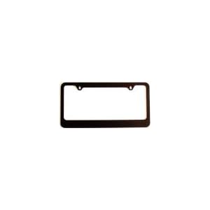 Blank Black Metal License Plate Frame