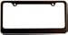 Blank Black Metal License Plate Frame