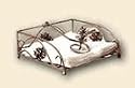 Metal Pinecone Napkin Holder