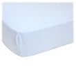Sheetworld - Fitted Oval Crib Sheet (Stokke Sleepi) - Organic Baby Blue Jersey Knit - Made In USA