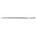 Nicholson Hand File, American Pattern, Single Cut, Triangular, Fine, 8" Length, Extra Slim