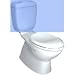 CAROMA 270 Elongated Front Toilet Bowl, BISCUIT - 609100BI