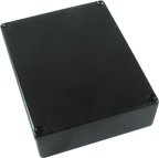 Hammond Replacement 1590BB Die-cast Aluminum Box, Midnight Black