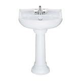Bedminster 23 Pedestal Lavatory by Porcher