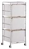 3 Drawer Storage Unit Cart