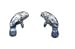 Clearly Charming Manatee Silver and Enamel Post Earrings