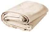 09 X 12 Heavy Duty White Canvas Tarp - 10oz.