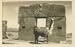 TIWANUKU BOLIVIA Puerta del Sol archaeology llama RPPC