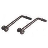 Drive Medical Anti Tippers with Wheels Standard Black For Use With Cirrus IV Wheelchairs - 1 Pair / Box