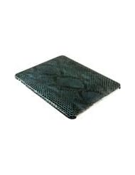 Cloud Blue iPad Clip On Case - Genuine Python Snakeskin Leather