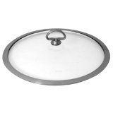 Chantal XLIDCF29H Copper Fusion Open Stock Domed Glass Lid, Fits 11-Inch Chef's Pan, Sauté Pan and Fry Pan