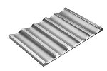 focus 905515 – 5 pocket baguette/french bread pan, perforated glazed aluminum