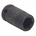 Westward 4LYA4 Impact Socket, 1/4 Dr, 6 Pt, Std, 7/32 In