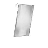 Bradley 782 Series Adjustable Tilt Stainless Steel Framed Mirror, 18