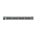 HP ProCurve Switch 2610-48 - Switch - 48 ports - Ethernet, Fast Ethernet - 10Base-T, 100Base-TX + 2x10/100/1000Base-T + 2 x SFP (empty) - rack-mountable - stackable